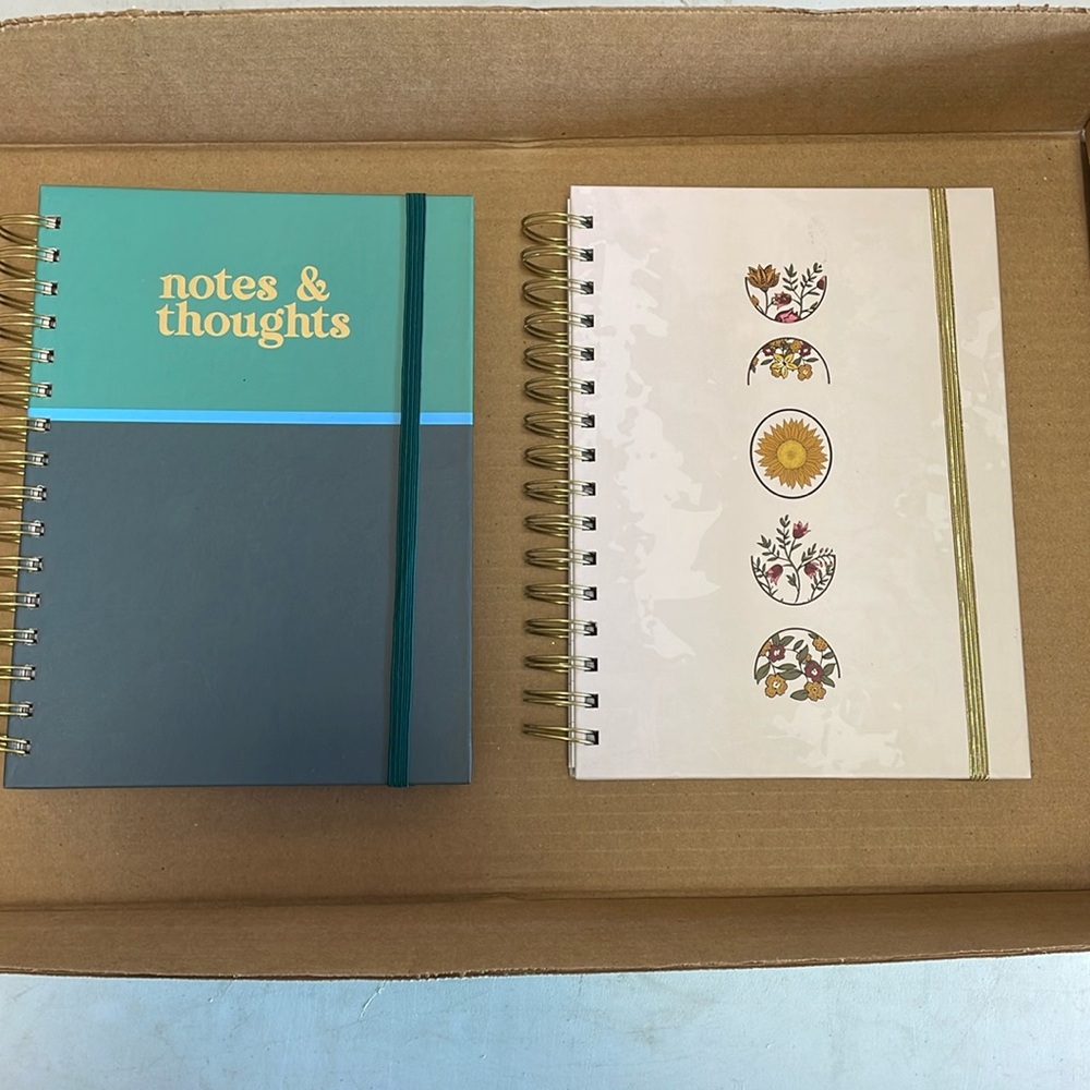 New Paperbuzz Notebook /Journals “Notes & Thoughts" 8.6” x 6.5”